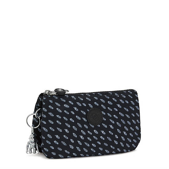 Sacs Kipling Creativity Large Printed Pouch Noir Blanche | FR 1123LI